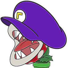 Waluigi Plant emote